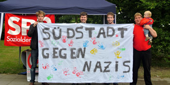 Jusos Südstadt/Bult setzten Zeichen gegen Nazis
