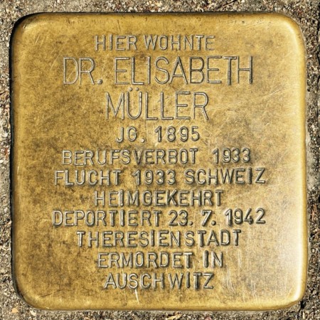 Stolperstein Elisabeth Müller